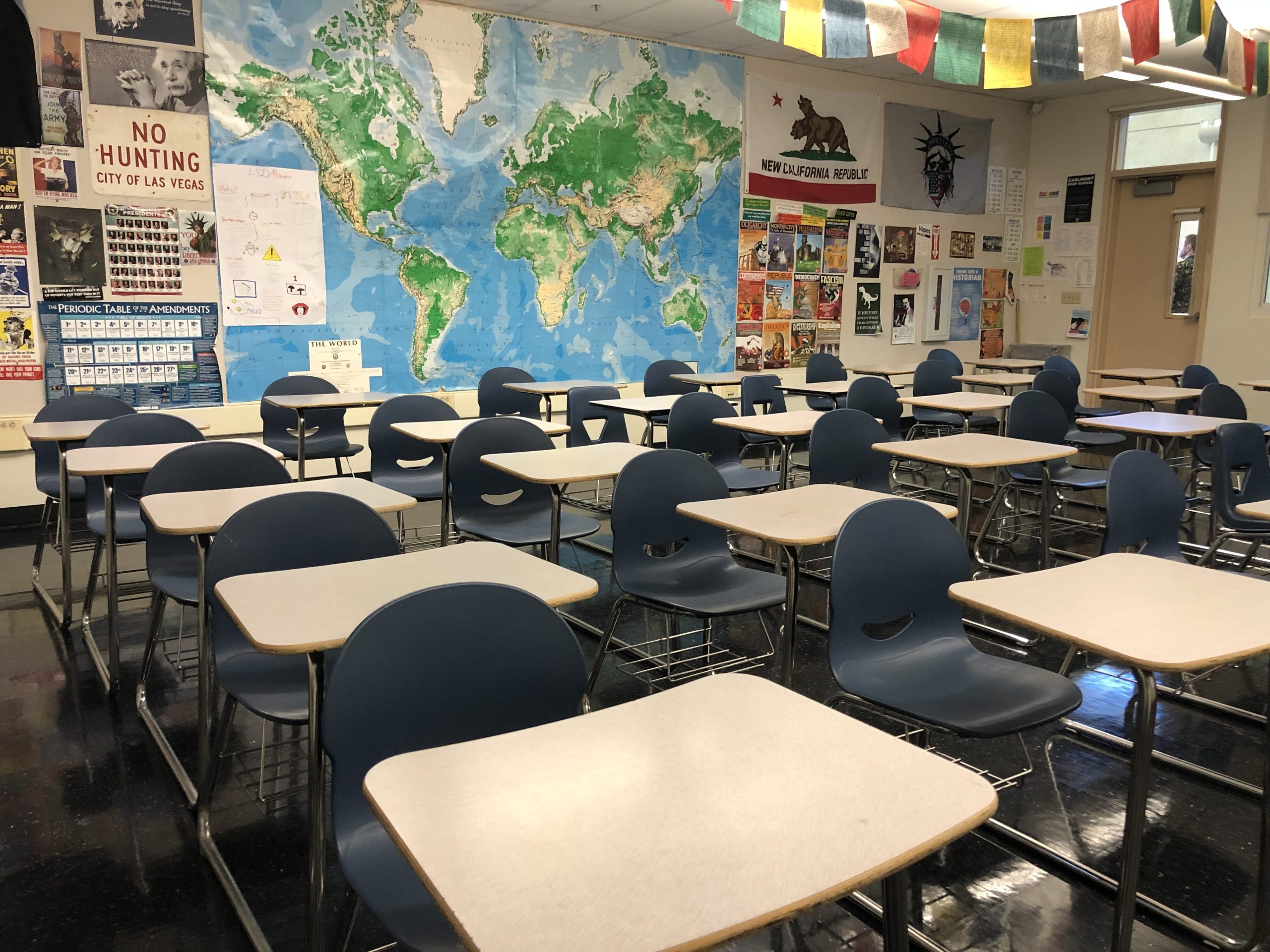 Carlmont Social Studies Classroom
