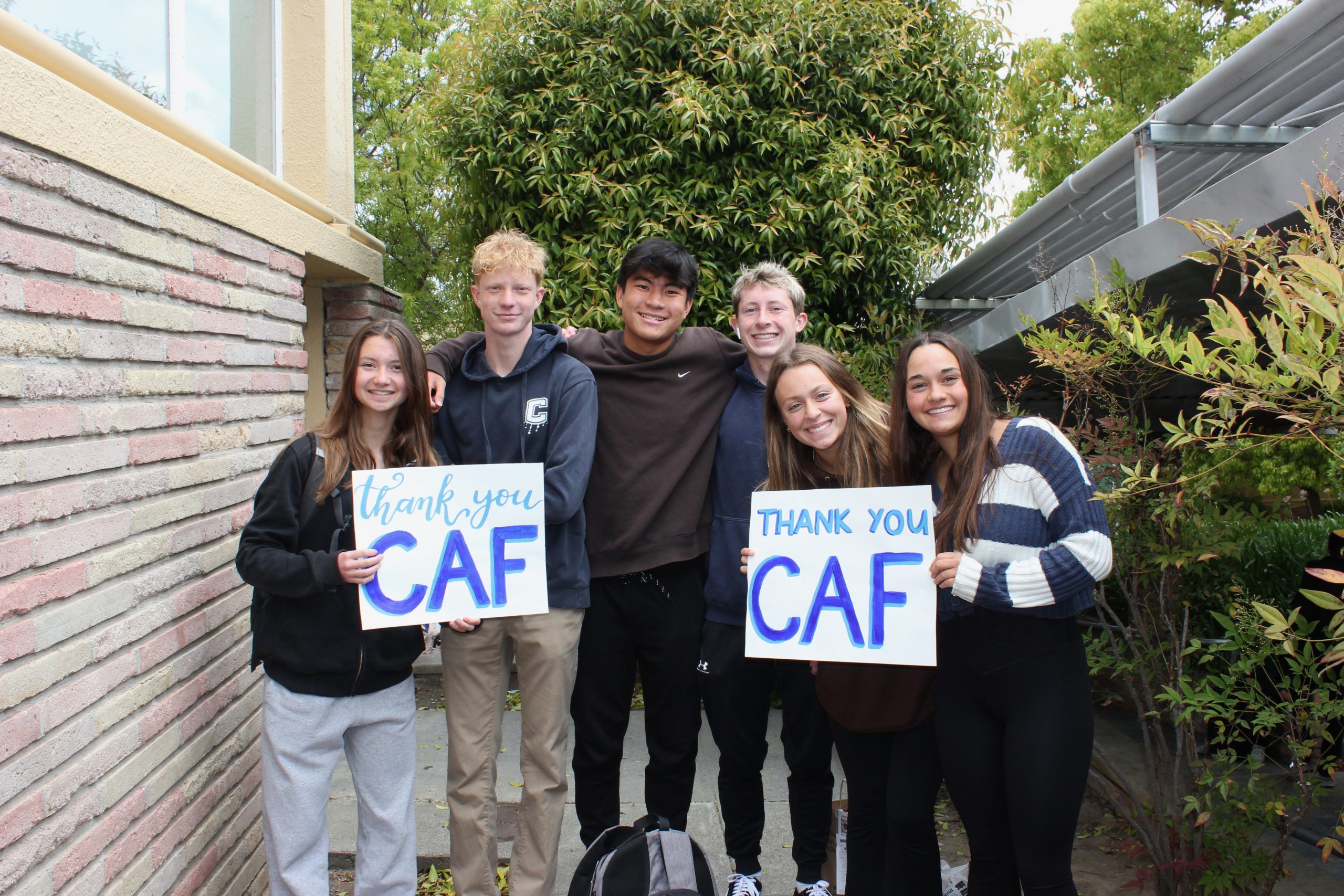 Carlmont students thank CAF