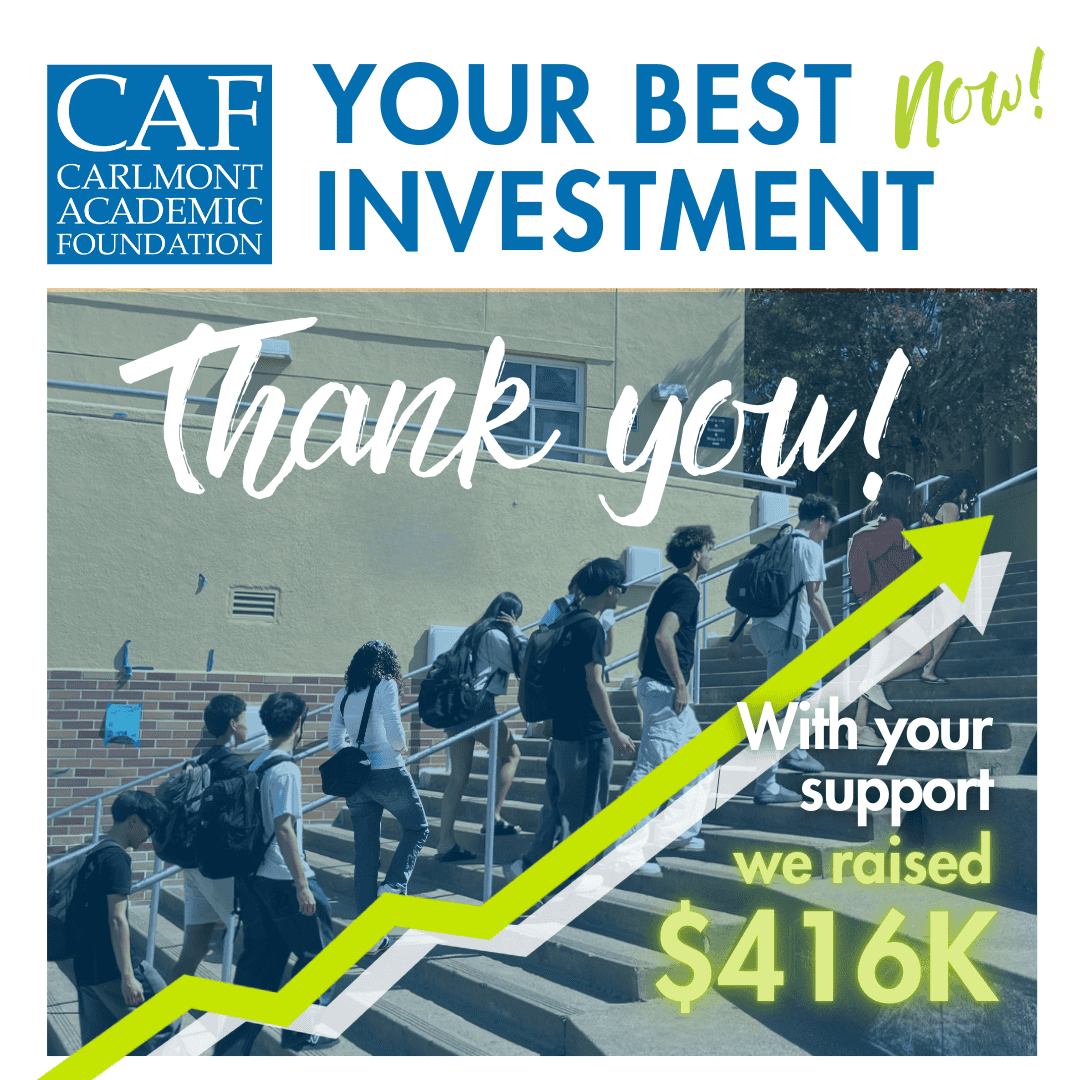 Thank You for Supporting Carlmont Giving Week